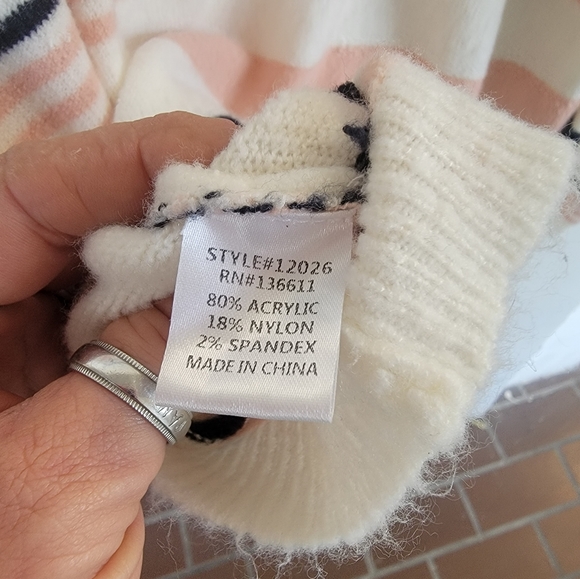 NWOT PSLove brand lightweight sweater oversized M/L - Picture 5 of 5